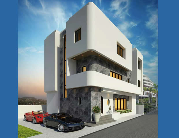 An Exquisitely Built 6 Units of Super Luxury 5 Bedroom Fully Detached House With A BQ Each.